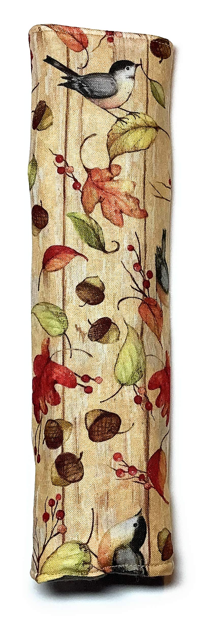 Red Robin Oak Tree Acorn Fall Leaf Wood Universal Car SUV Auto Seat Belt Cover, Cushions Safety Seatbelt Shoulder Strap Harness, Padded Soft 100% Cotton, Comfortable Driving, USA Washable Adult Child