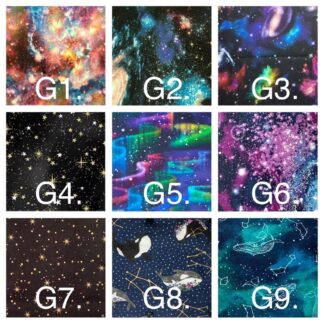 Lunar Moon Seatbelt Cover, Padded Quilted 100% Cotton, Soft Flannel Snap, Glitter Galaxy Outer Space Rainbow, Child Adult Car Seat Belt Pad